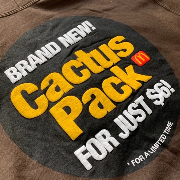 Travis Scott cactus pack sticker hoodie - Picture 5 of 6